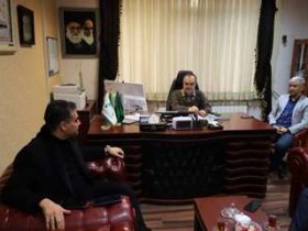 دیدار سرمربی تیم فوتبال داماش با رئیس شورای اسلامی شهر رشت